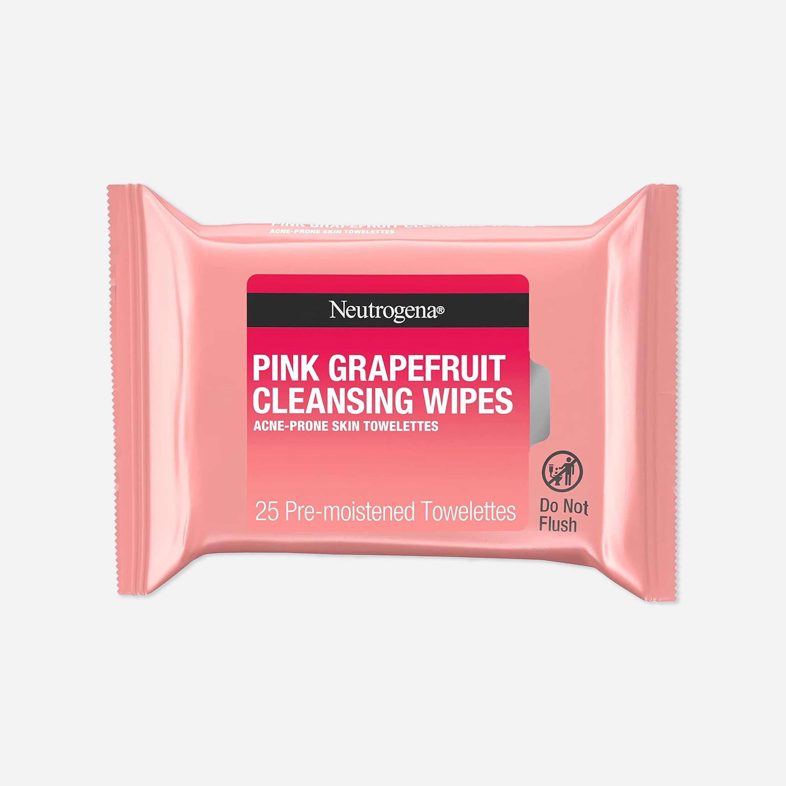FSA Eligible Neutrogena Pink Grapefruit Cleansing Wipes 25 ct. FSA