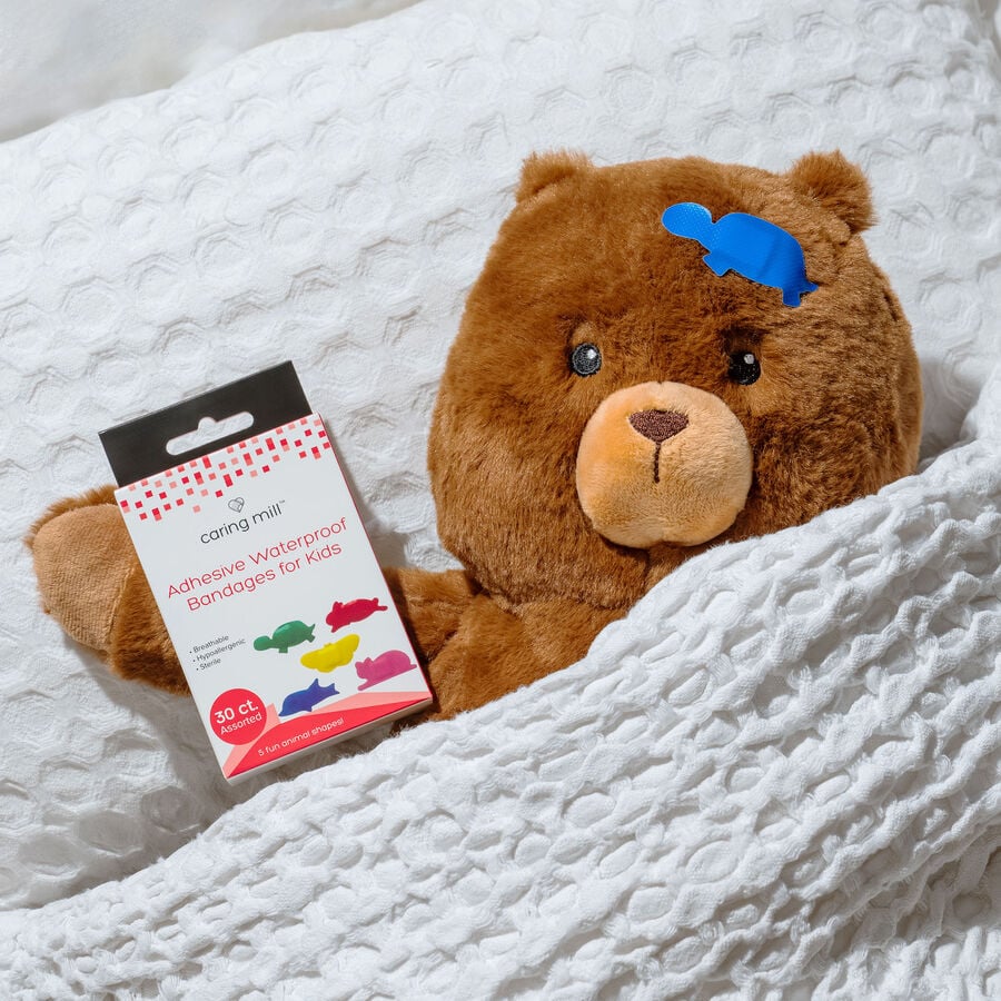 Caring Mill&trade; Adhesive Waterproof Bandages for Kids, Animal Shapes, 30 ct., , large image number 2