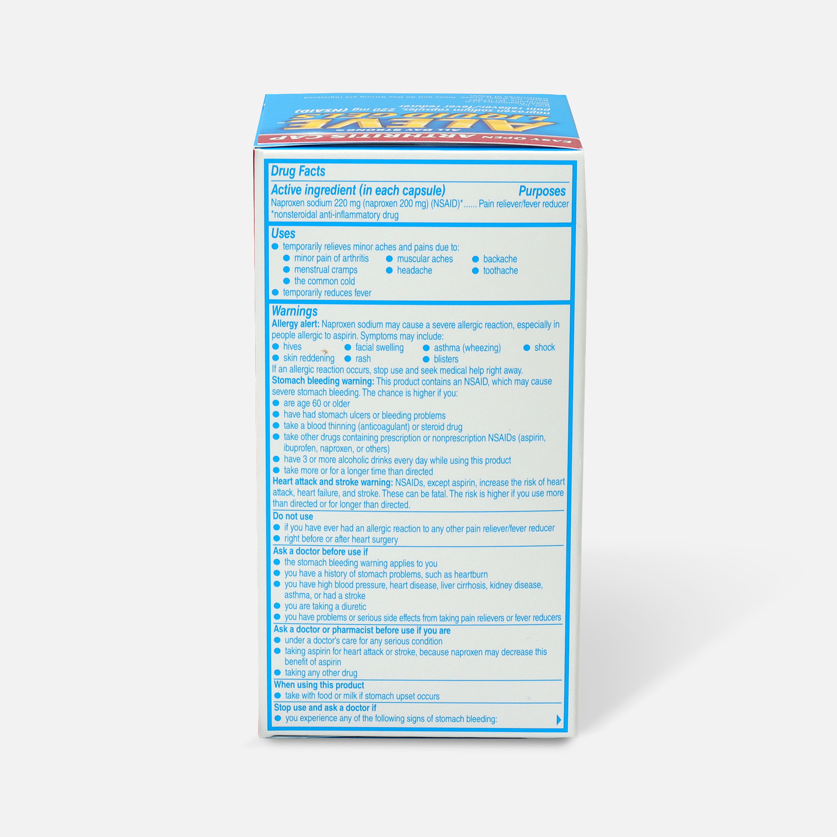 Aleve Arthritis Liquid Gels, Easy Open Cap, 80 ct.