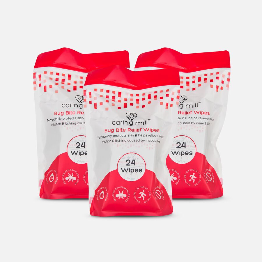 Caring Mill Bug Bite Relief Wipes, 24 ct. (3-Pack), , large image number 0