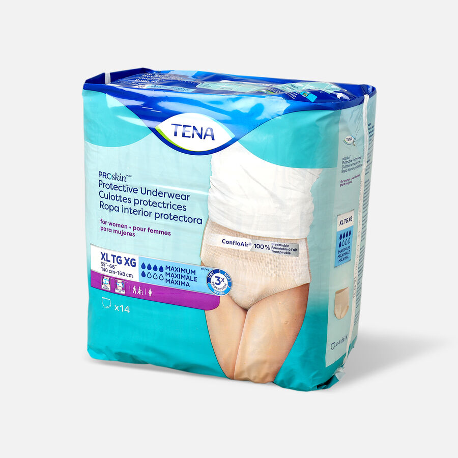 TENA ProSkin™ Protective Incontinence Underwear for Women, Maximum Absorbency, X-Large, 14 ct., , large image number 2