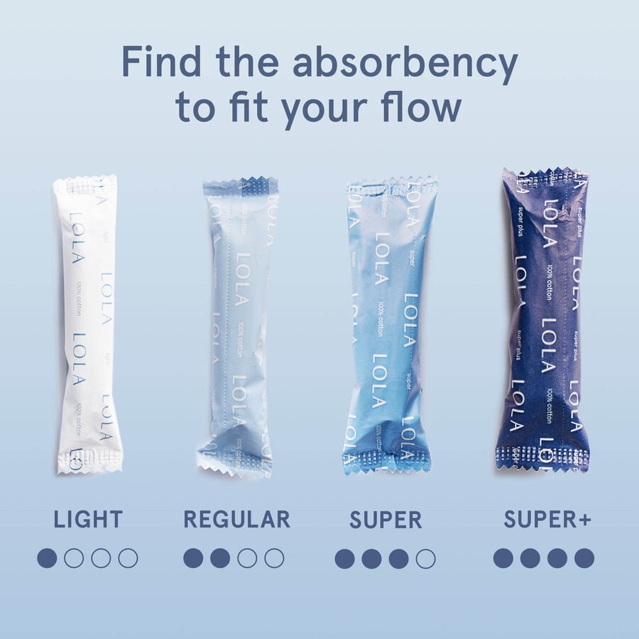 LOLA Light Tampons, Compact Plastic Applicator, 20 ct., , large image number 2
