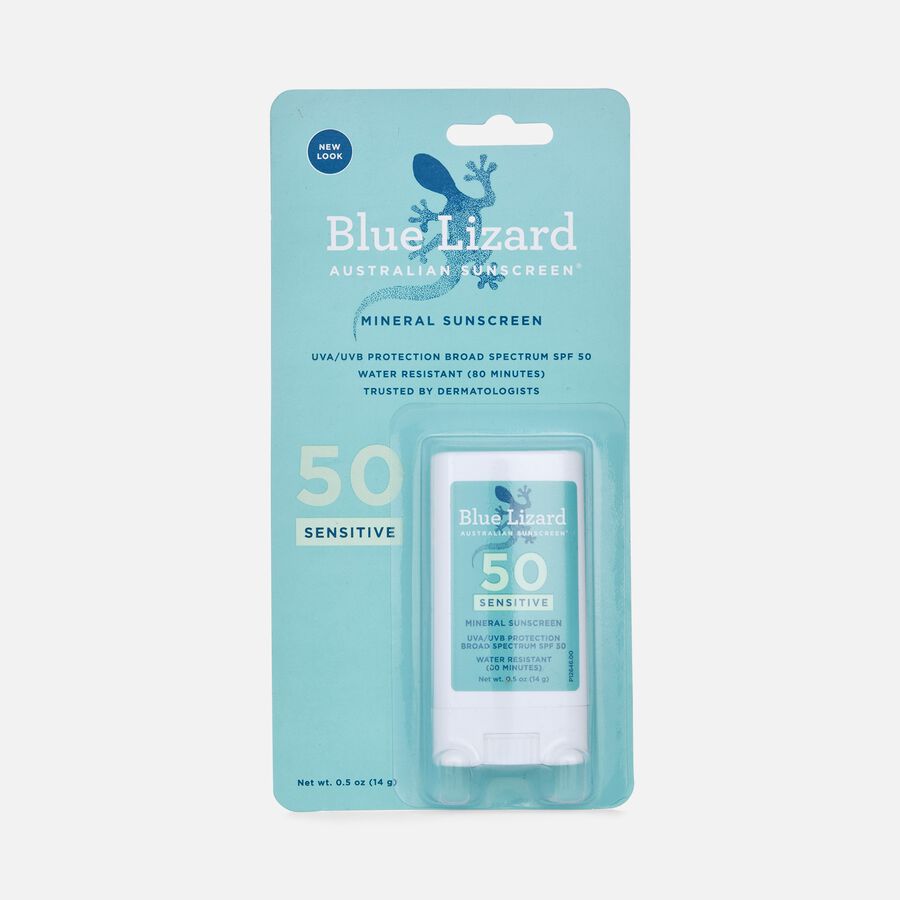 Blue Lizard Sensitive Sunscreen, SPF 50 Stick, 0.5 oz., , large image number 0