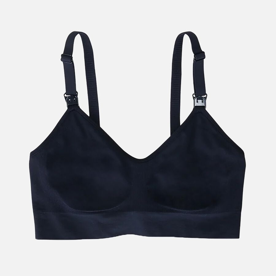 Ingrid + Isabel Basics Pumping  + Nursing Bra, Black, , large image number 0