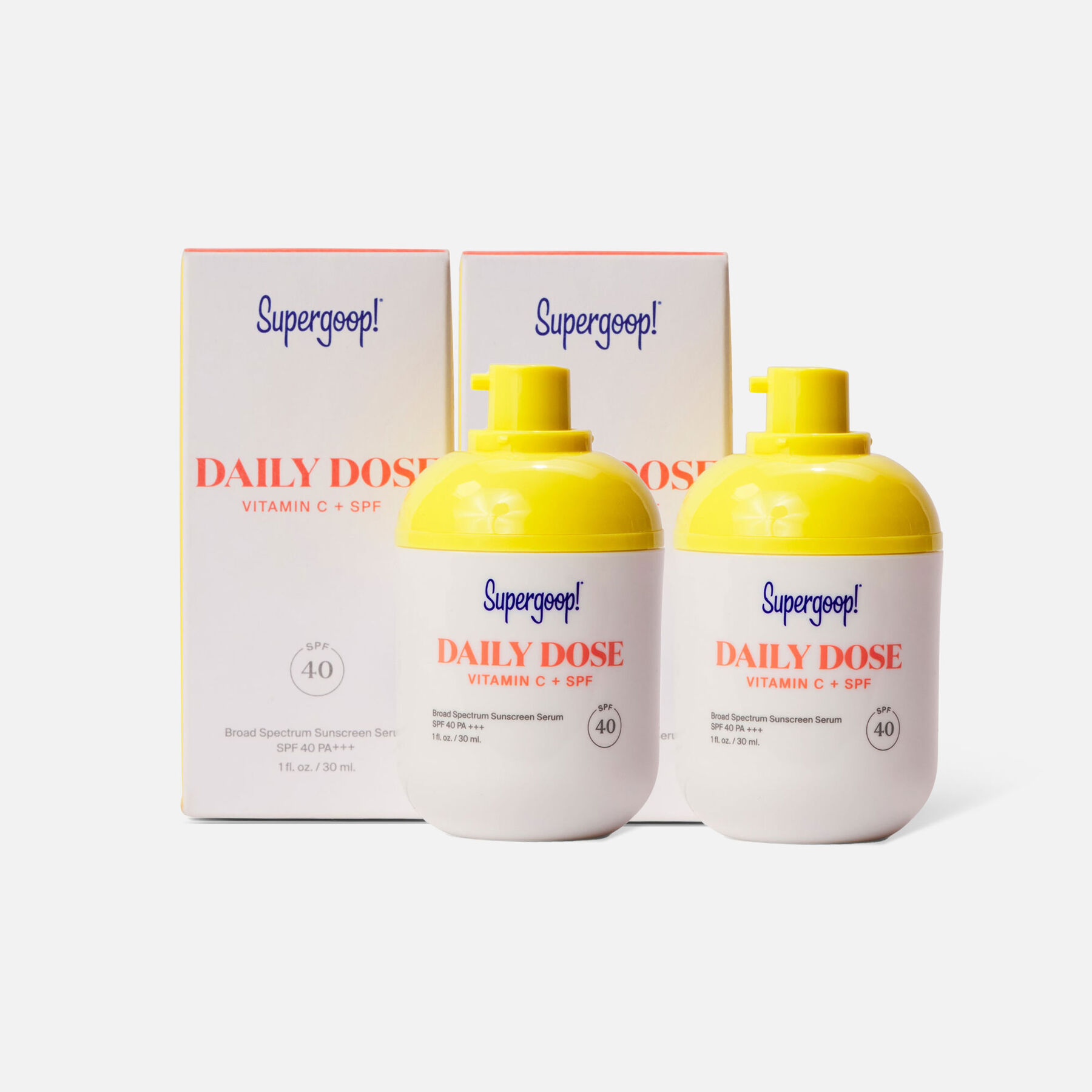 Supergoop! Daily Dose Vitamin C + SPF 40 Serum (2Pack)