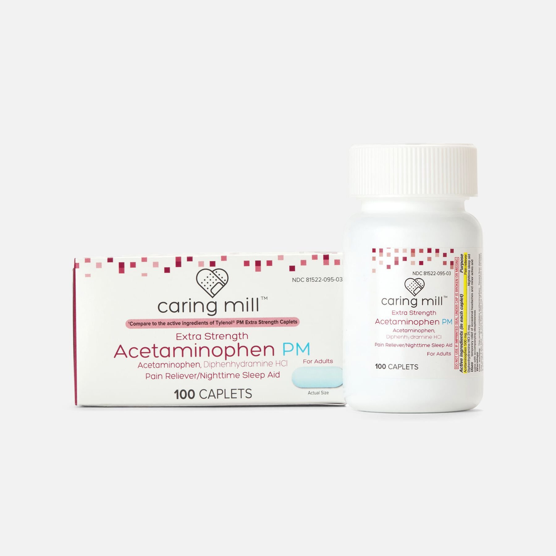 FSA Eligible Caring Mill™ Acetaminophen PM Caplets, 100 ct. FSA Store