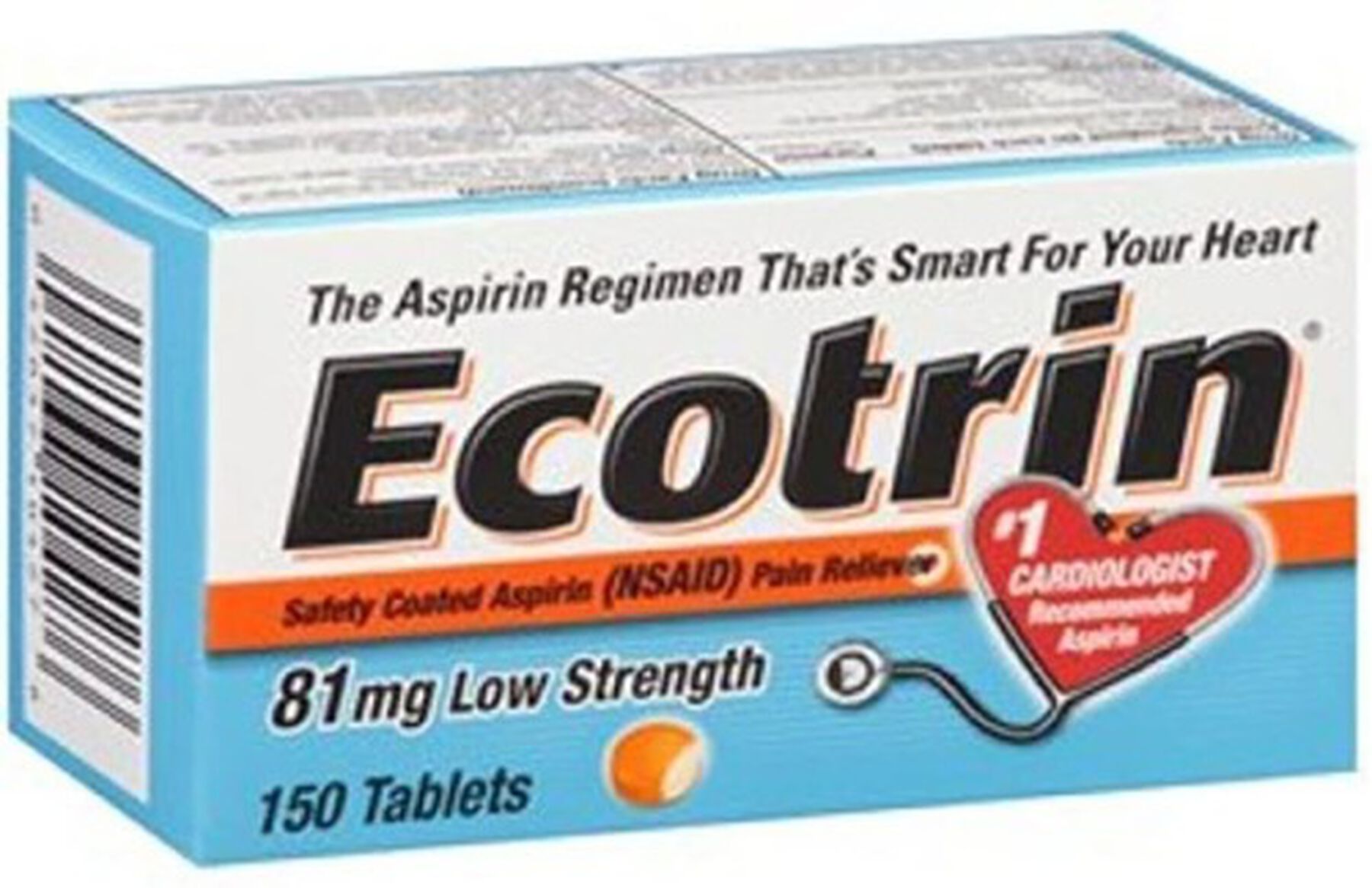 Ecotrin, Low Dose Aspirin, 150 ct.