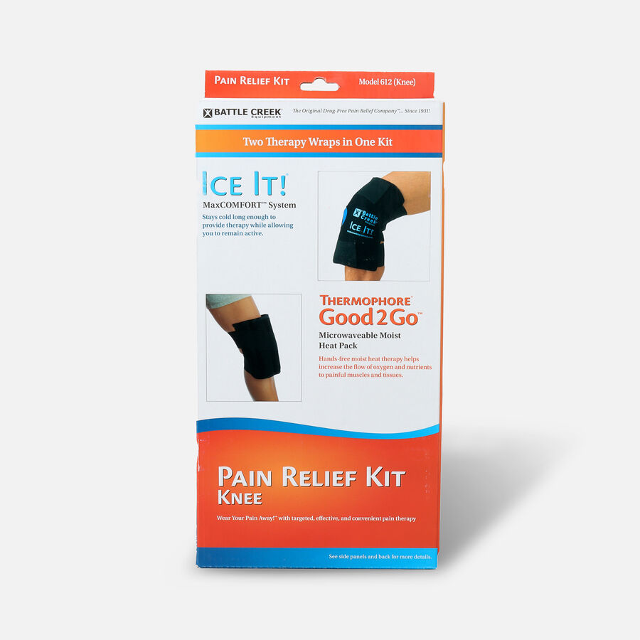 Battle Creek Knee Pain Kit with Moist Heat and Cold Therapy, , large image number 0