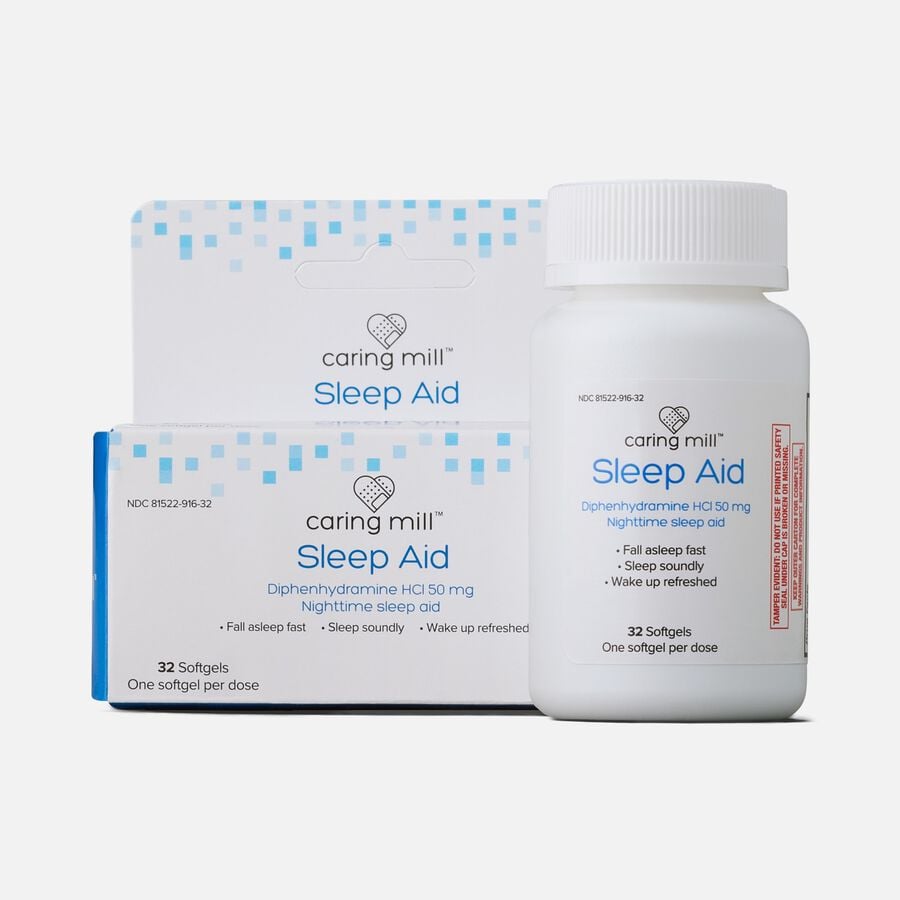 Caring Mill&trade; Maximum Strength Sleep Aid Soft Gels, 32 ct., , large image number 0