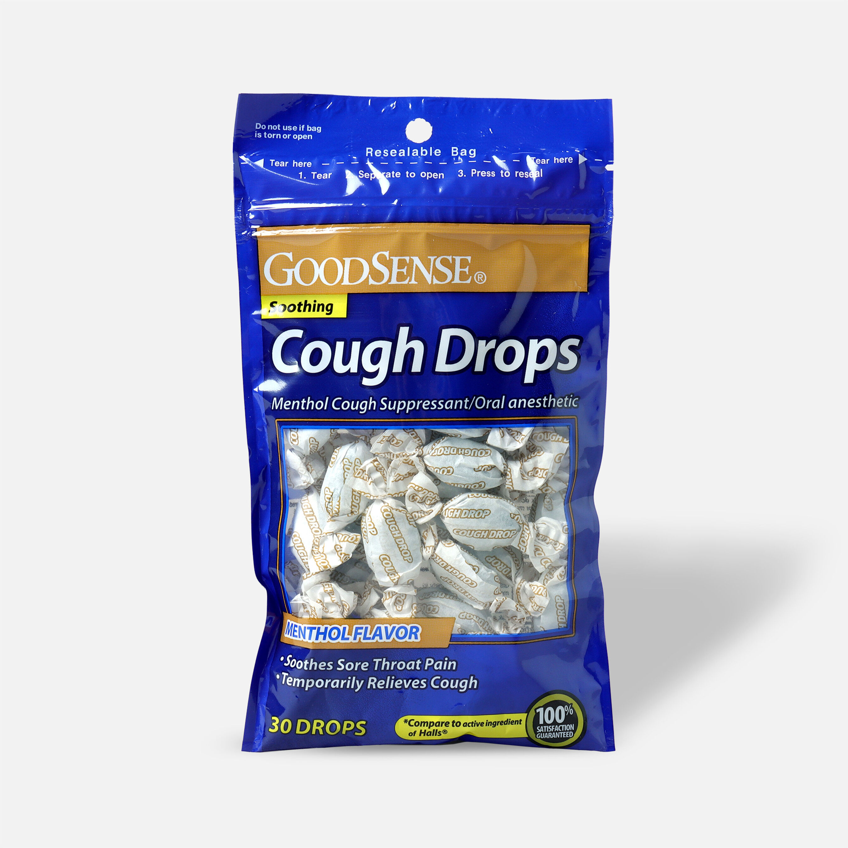 GoodSense Cough Drops Menthol Flavor 30 Ct goodsense-cough-drops-menthol-flavor-30-ct