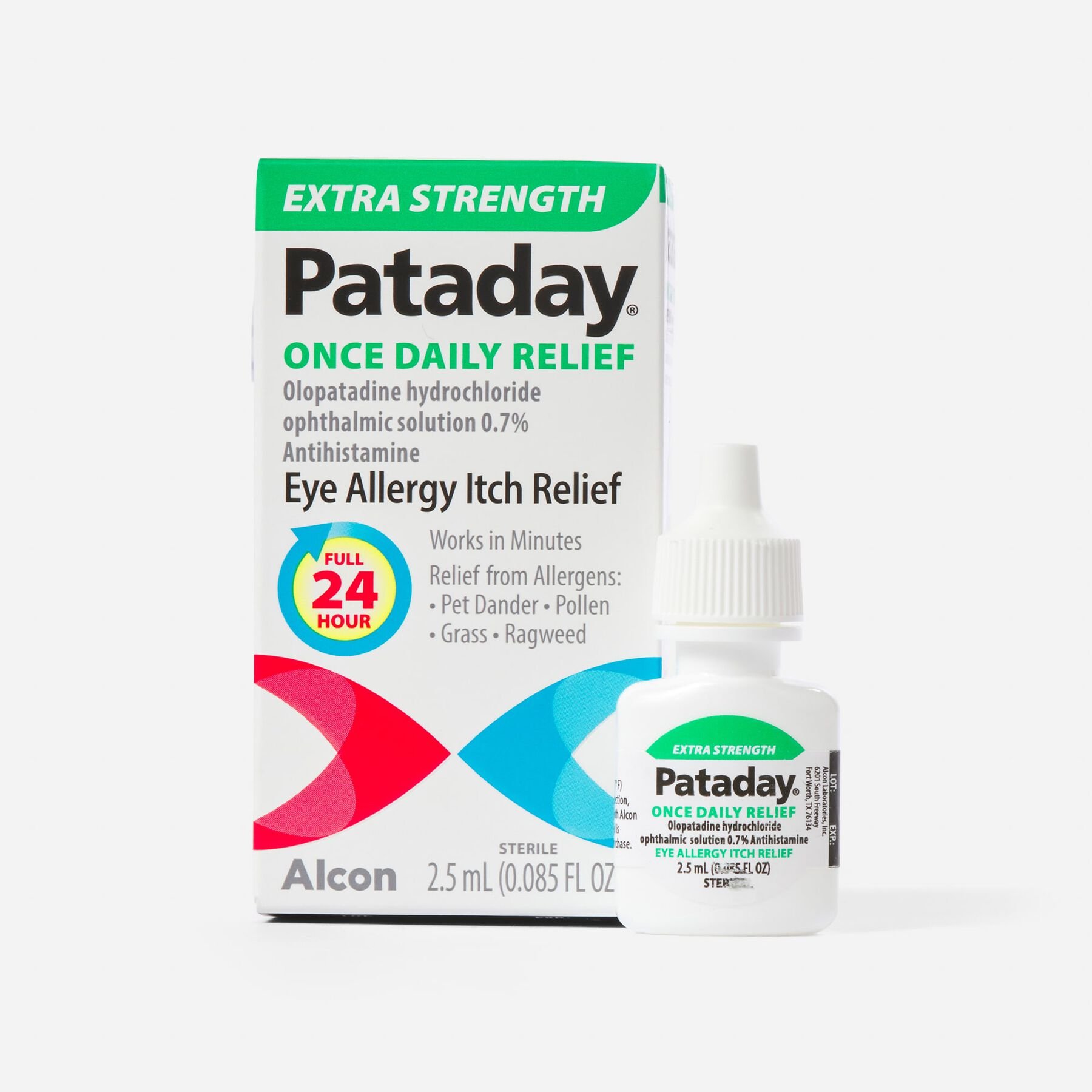 FSA Eligible Pataday ExtraStrength Once Daily Eye Allergy Itch Relief