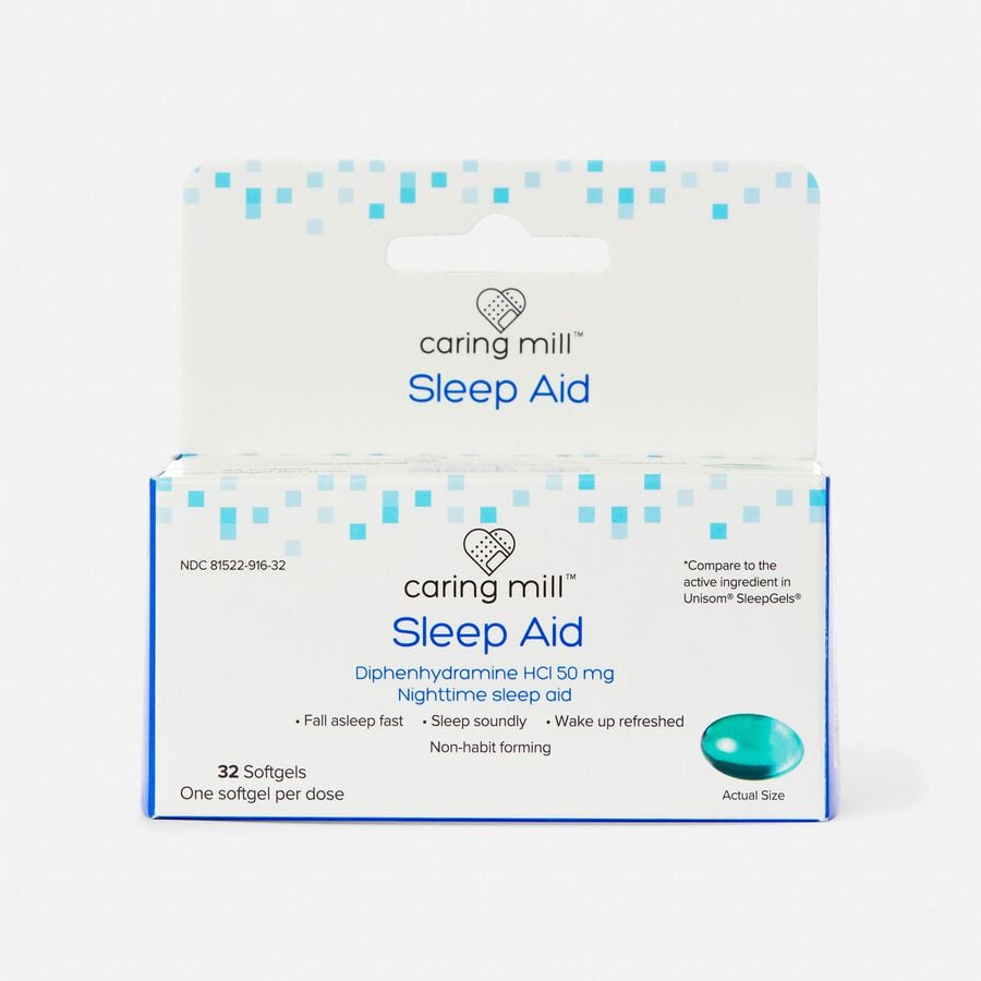 Caring Mill™ Maximum Strength Sleep Aid Soft gels, 32 ct., , large image number 0