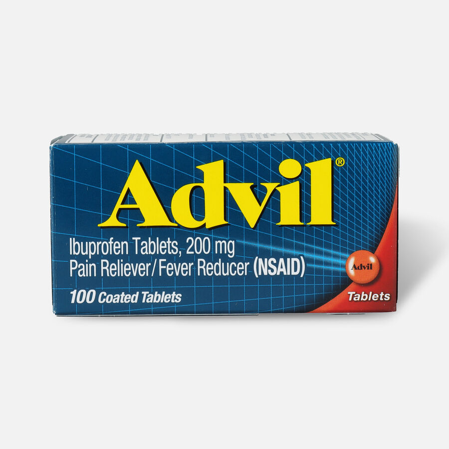 Advil Pain Reliever Fever Reducer Tablets, 100 ct., , large image number 0