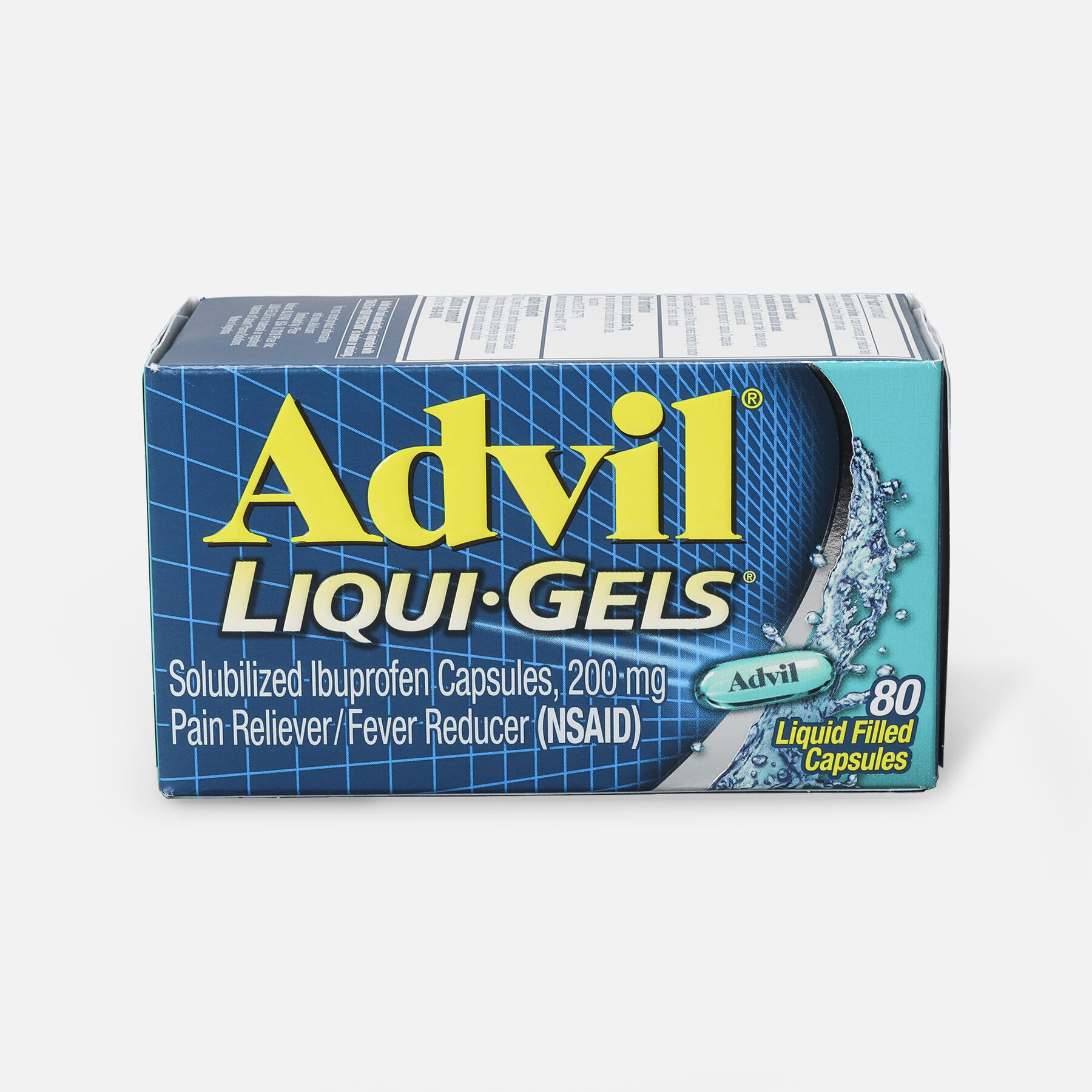 Advil Pain Reliever and Fever Reducer Liqui-Gels, 200mg
