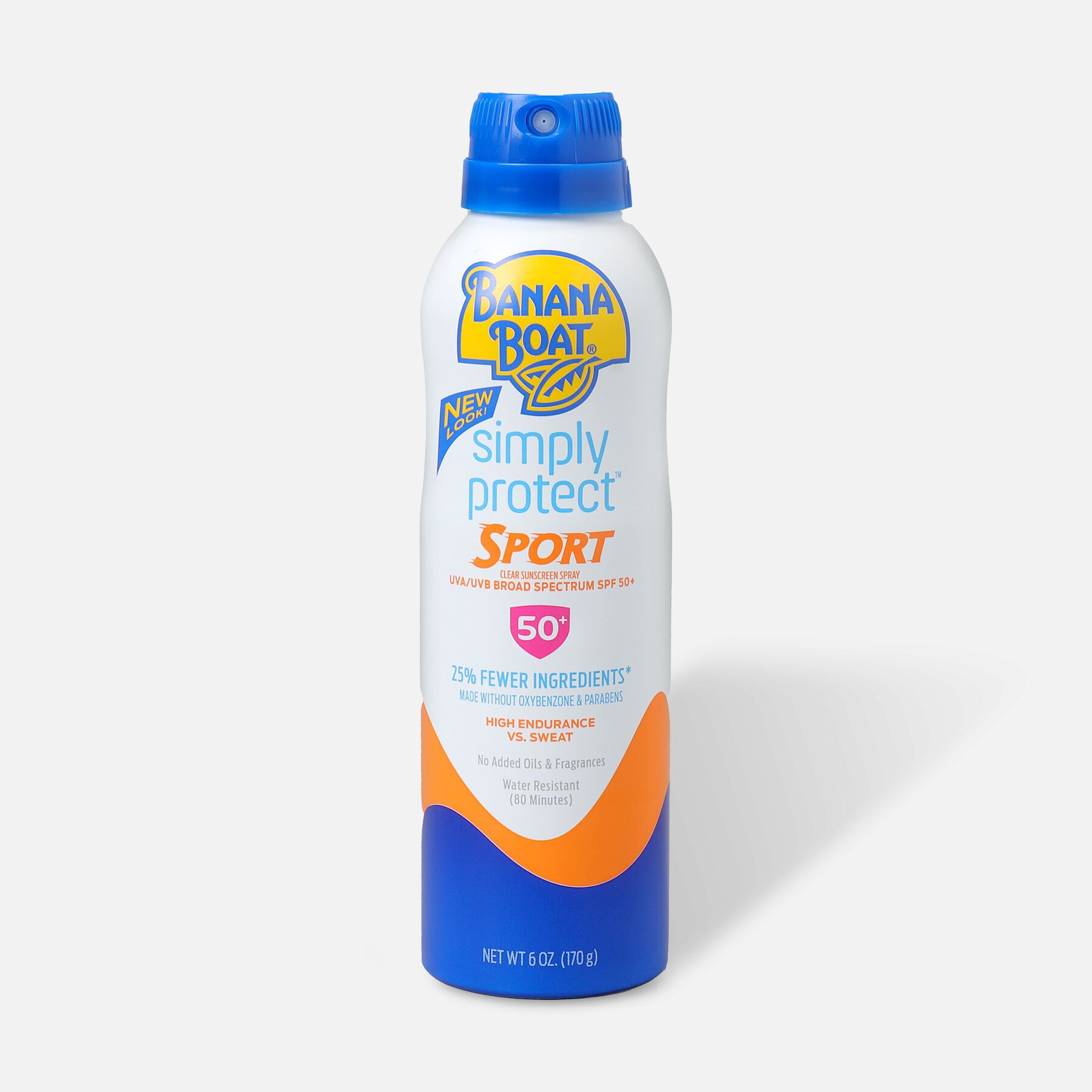 Banana Boat Simply Protect Sport Sunscreen Spray SPF 50+, 6oz.