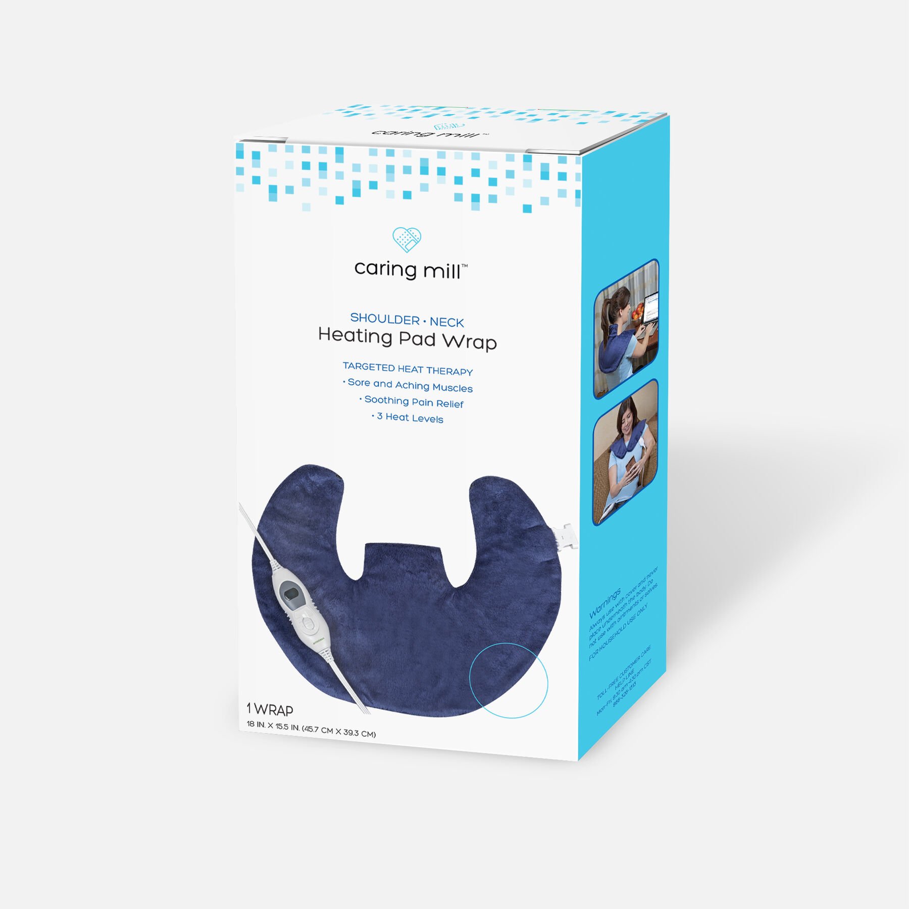 FSA Eligible Caring Mill™ Shoulder and Neck Heating Pad FSA Store