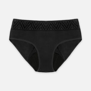 Thinx Hiphugger, Black (Heavy Absorbency)