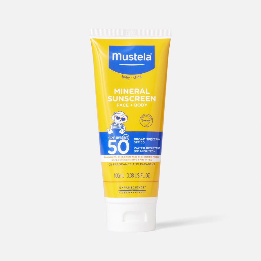 Mustela Mineral Sunscreen Lotion, SPF 50, 3.38 oz., , large image number 0
