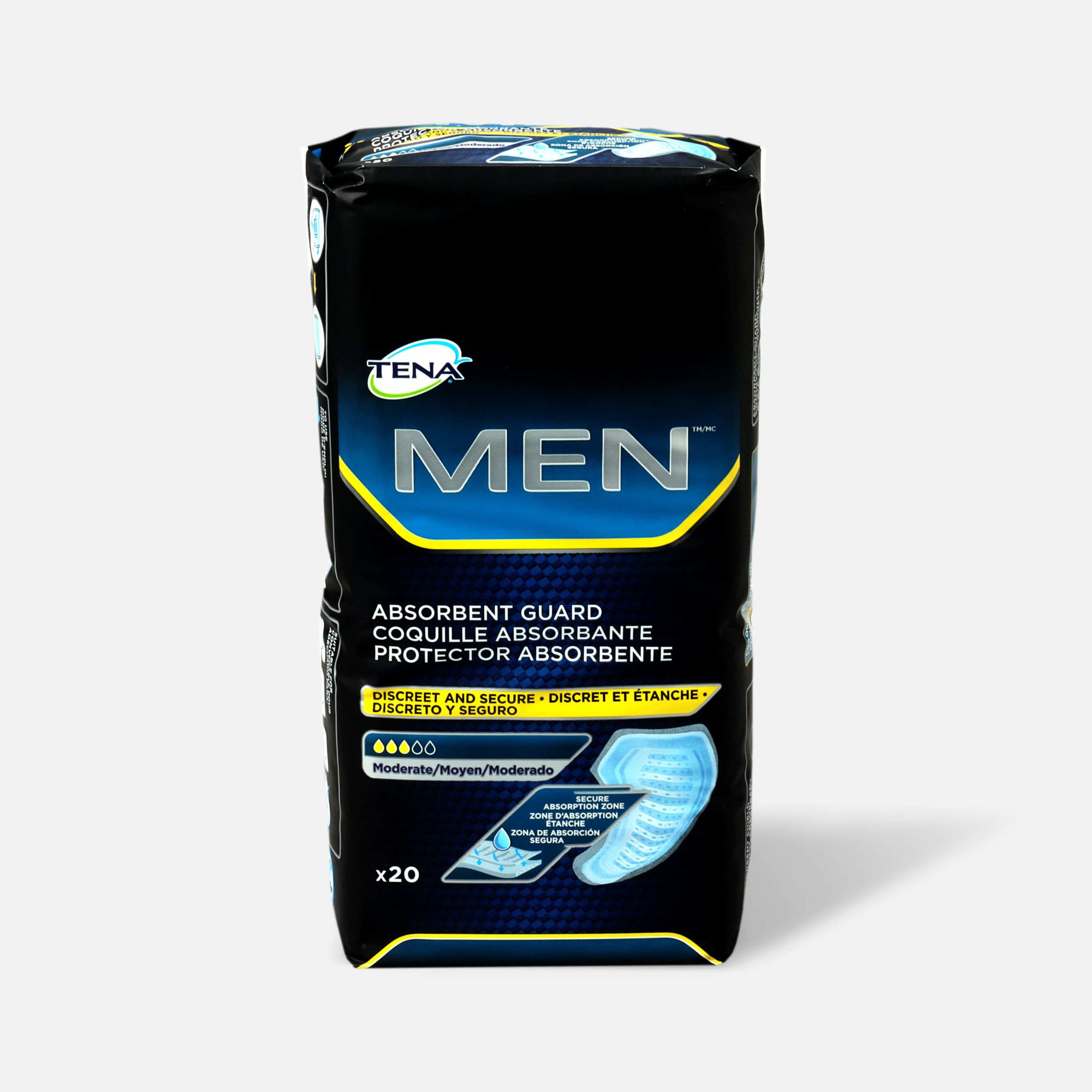 Tena for Men Guards, 20 ea