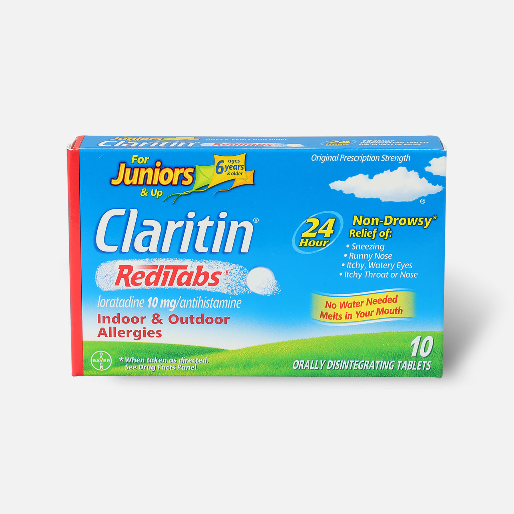 Claritin Children's Allergy 24 Hour RediTabs, 10mg, 10 Count