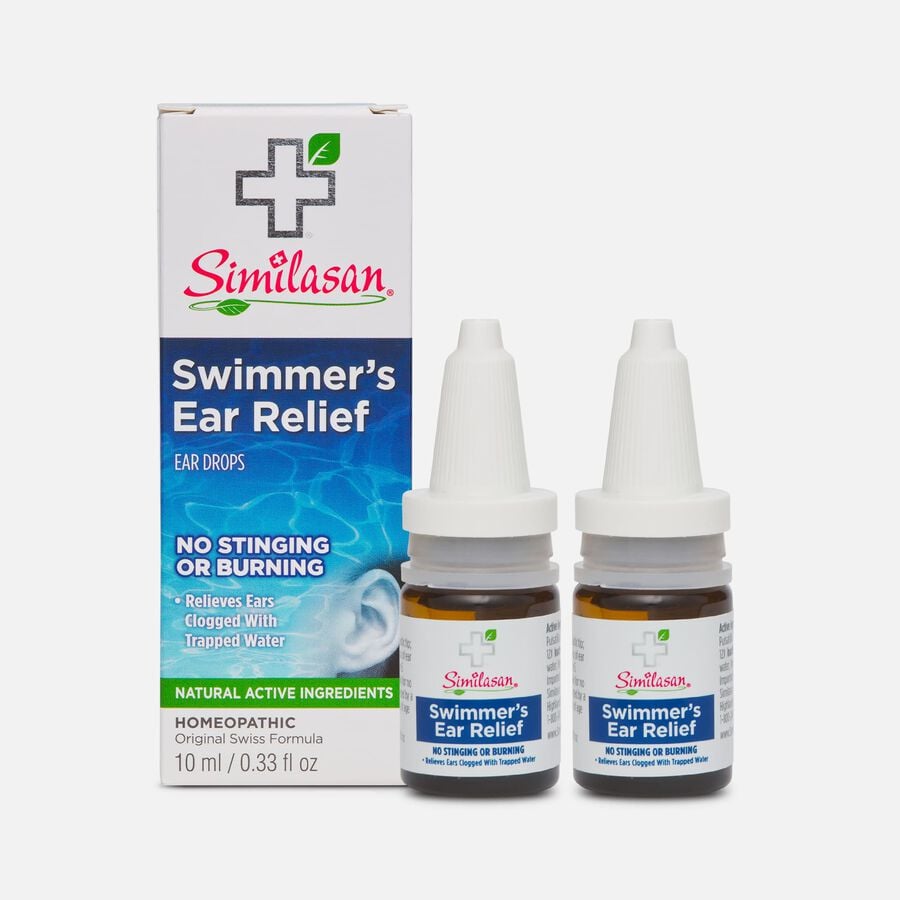 FSA Eligible Similasan Swimmer's Ear Relief Drops, 0.33 fl oz. (2-Pack ...