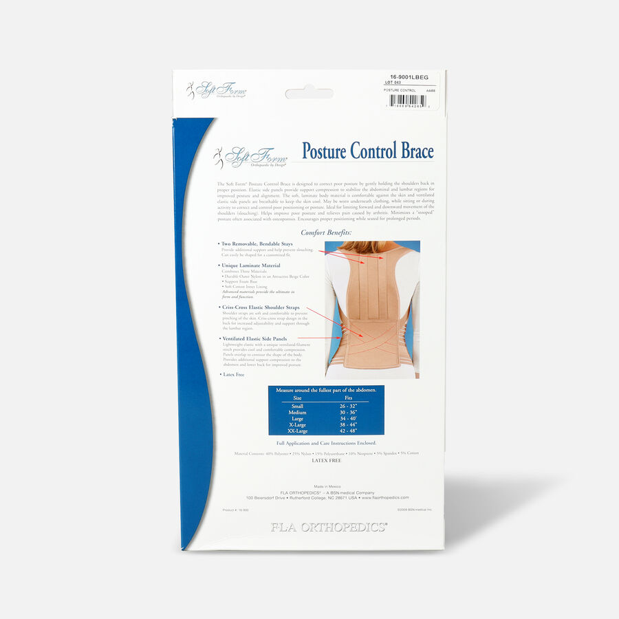 Fla Orthopedics SoftForm Posture Control Brace XL 38/44", , large image number 1