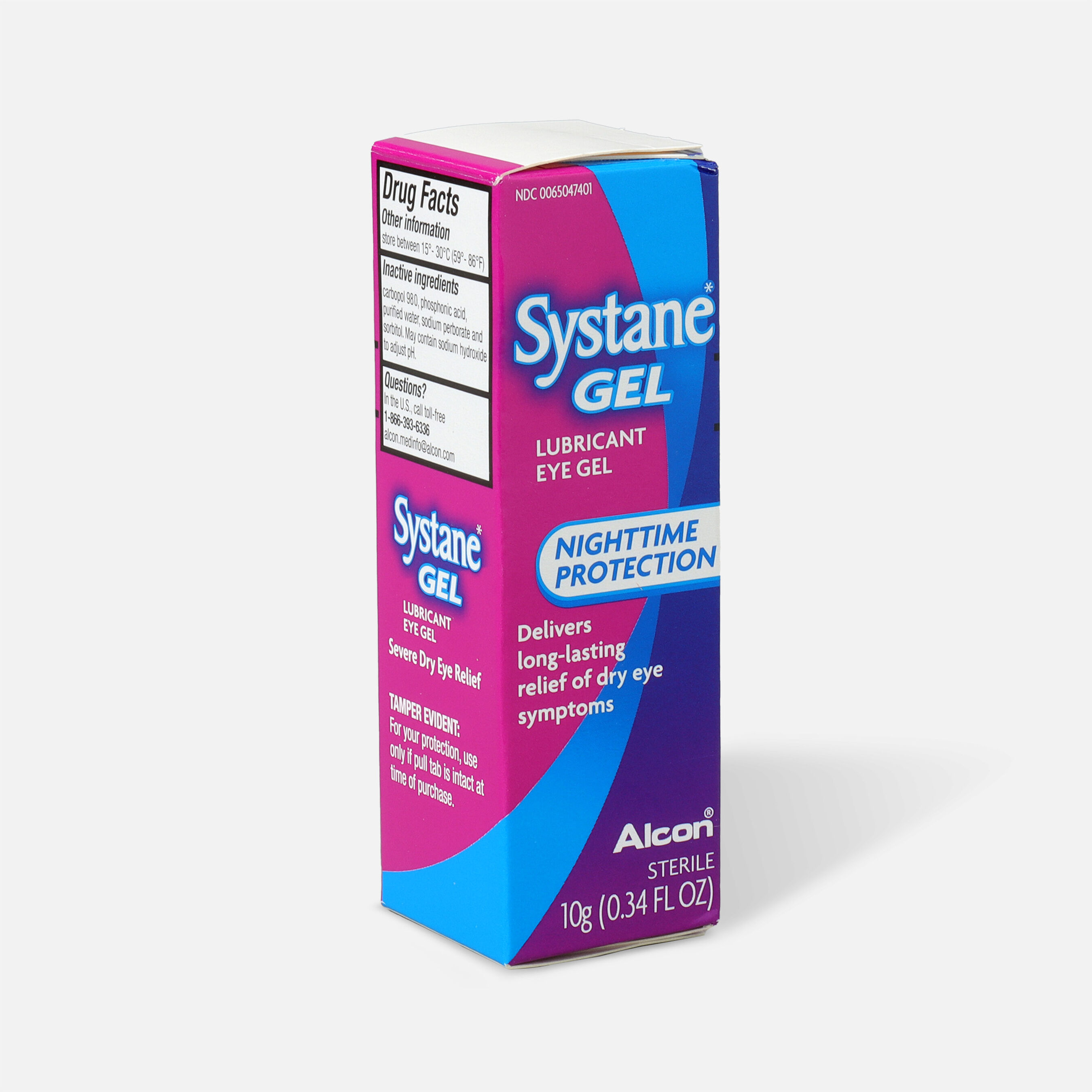 Systane Lubricant Eye Gel, Overnight, 0.34 oz