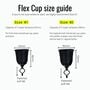 FLEX Menstrual Cup, SLIM Fit (includes 2 FREE Menstrual Discs), , large image number 3