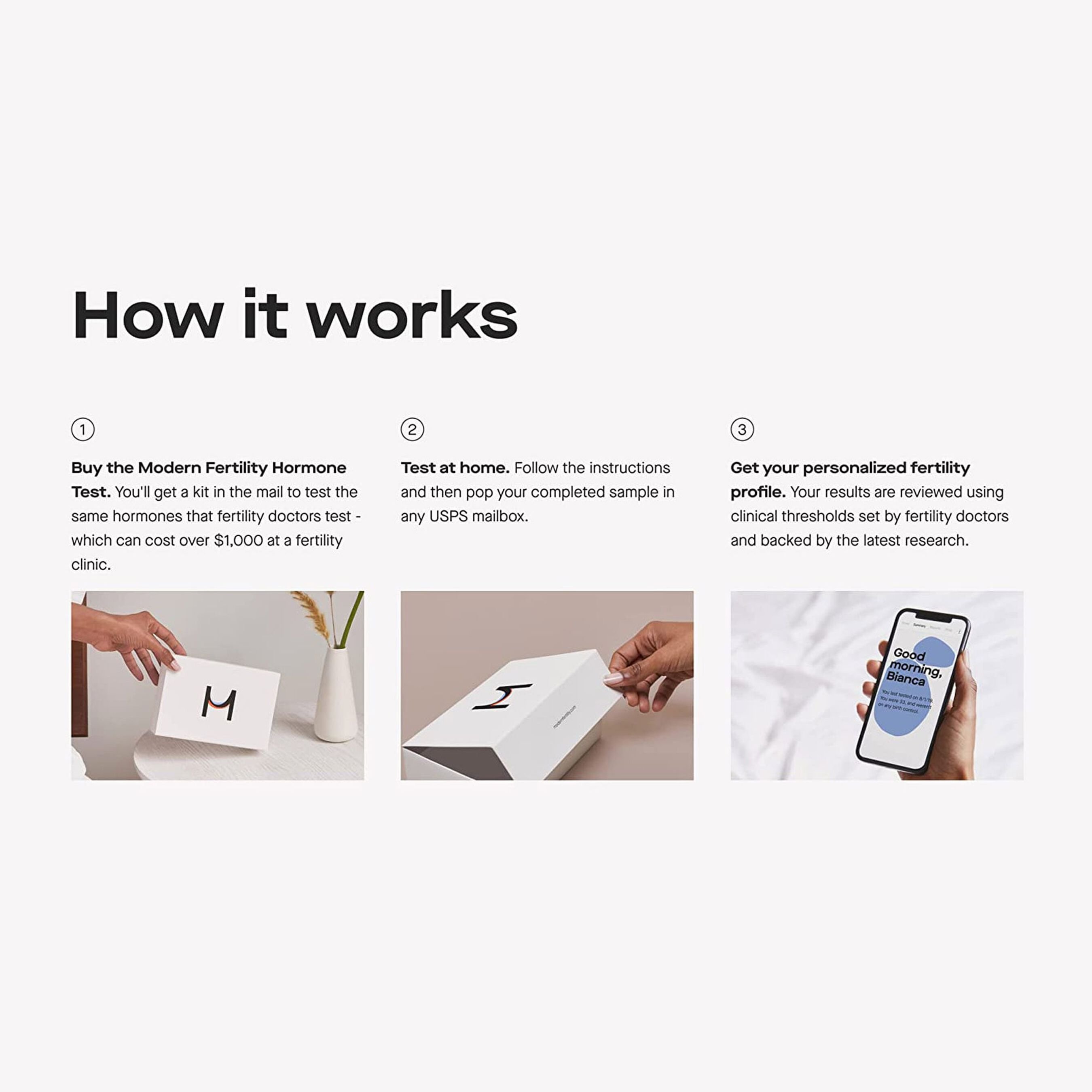 FSA Eligible Modern Fertility Hormone Test FSA Store