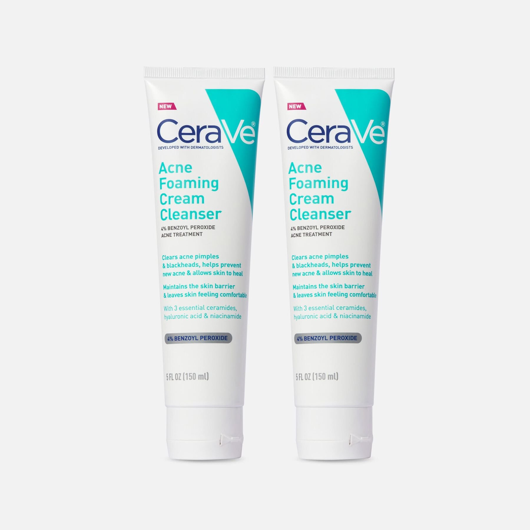 FSA Eligible CeraVe Acne Foaming Cream Cleanser, 5 oz. (2Pack) FSA Store