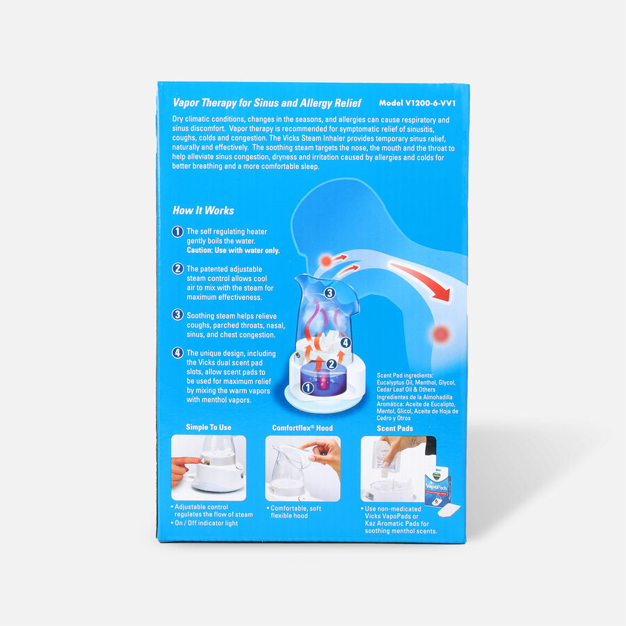 Vicks Personal Steam Inhaler V1200
