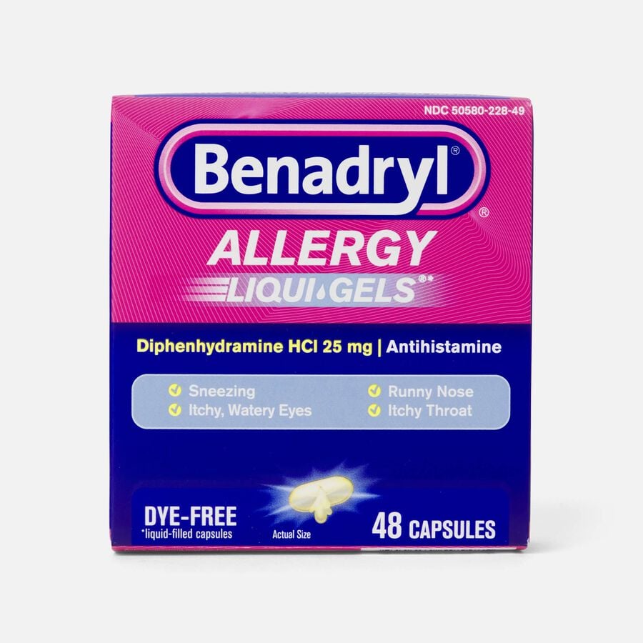 Benadryl Allergy Relief Liqui-Gels, 24 ct., , large image number 1