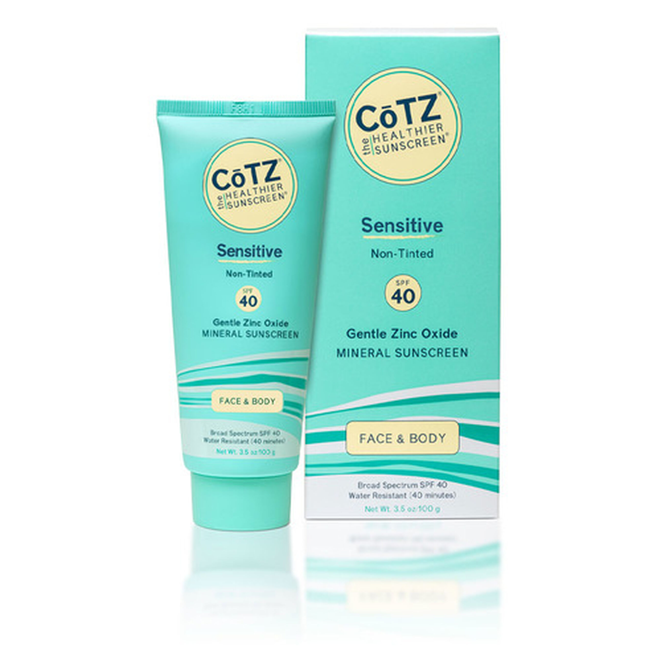 CoTZ SENSITIVE Sunscreen, SPF 40, 3.5 oz.
