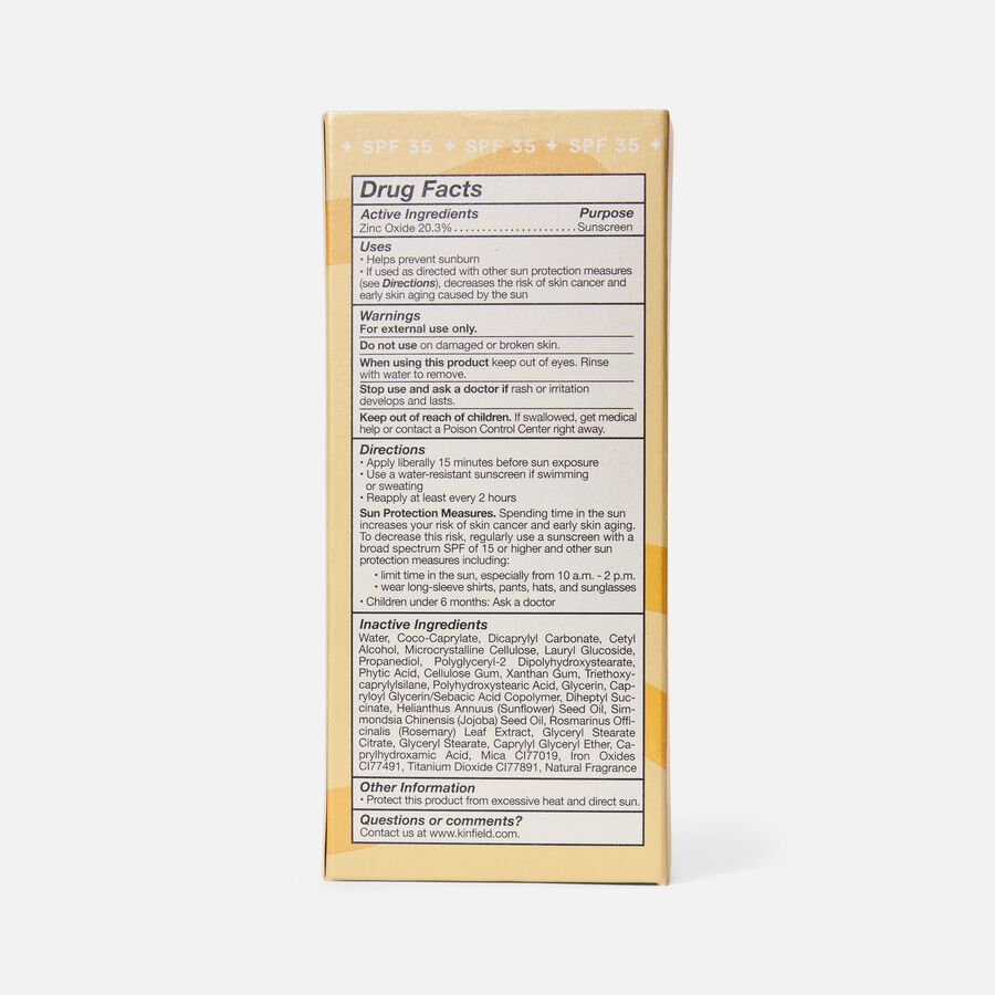 Kinfield Sunglow Facial Sunscreen, SPF 35, , large image number 1