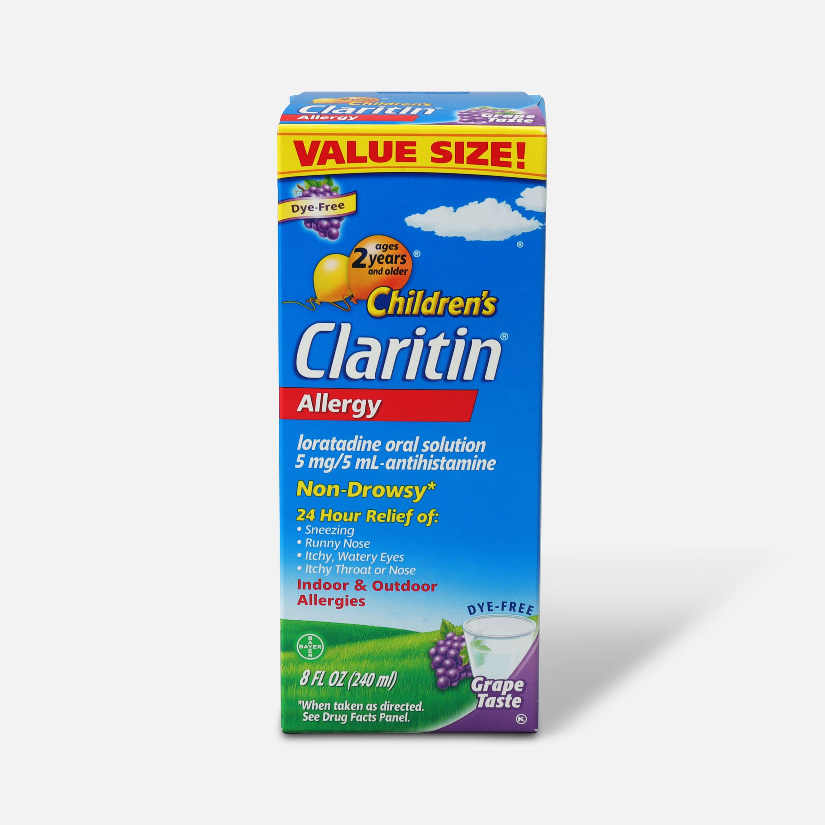 Claritin Children's Allergy Grape Syrup