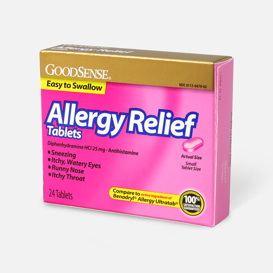 GoodSense&reg; Allergy Relief 25 mg Tablets, , large image number 2