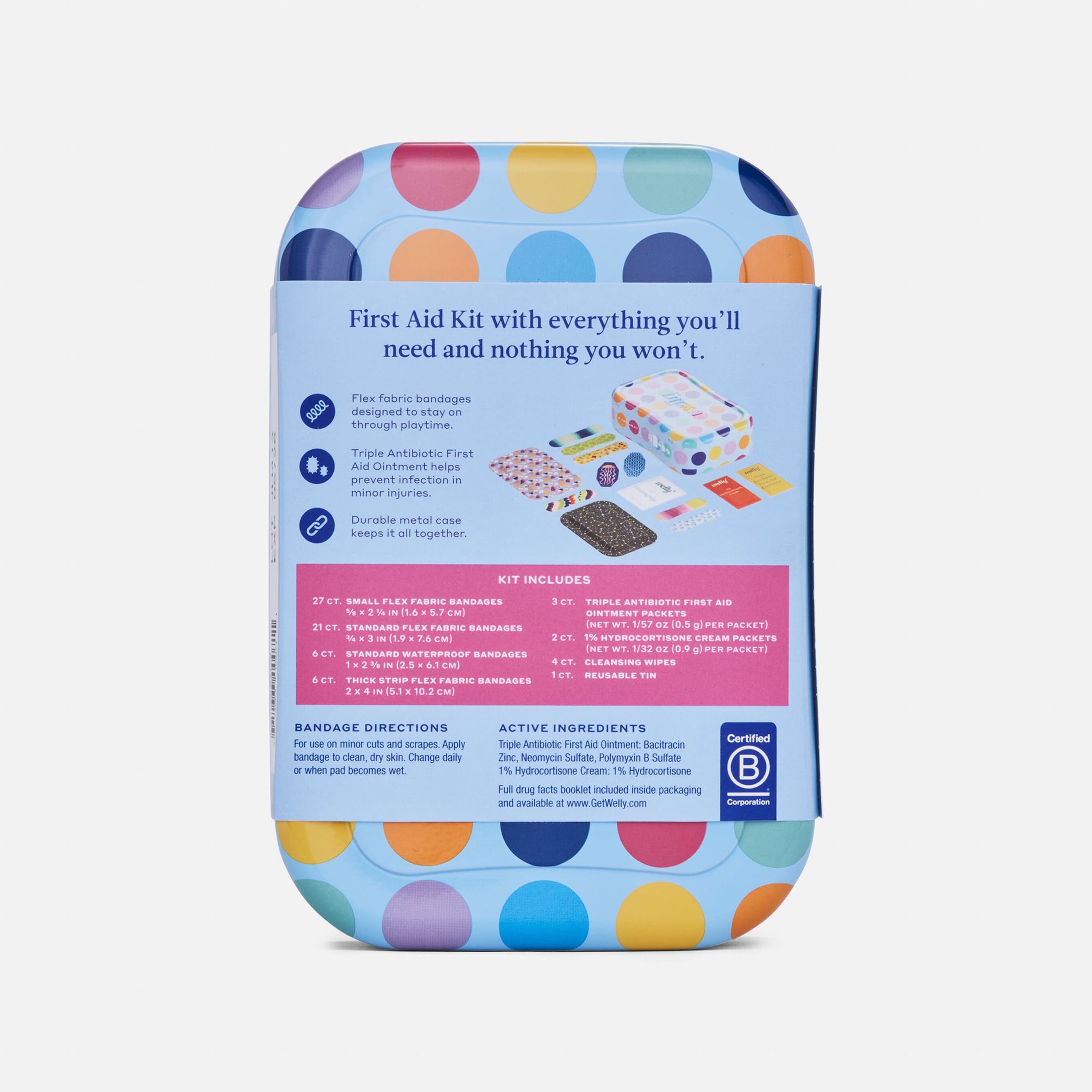 FSA Eligible Welly Kid's Healing Essentials First Aid Kit, 70 ct. FSA