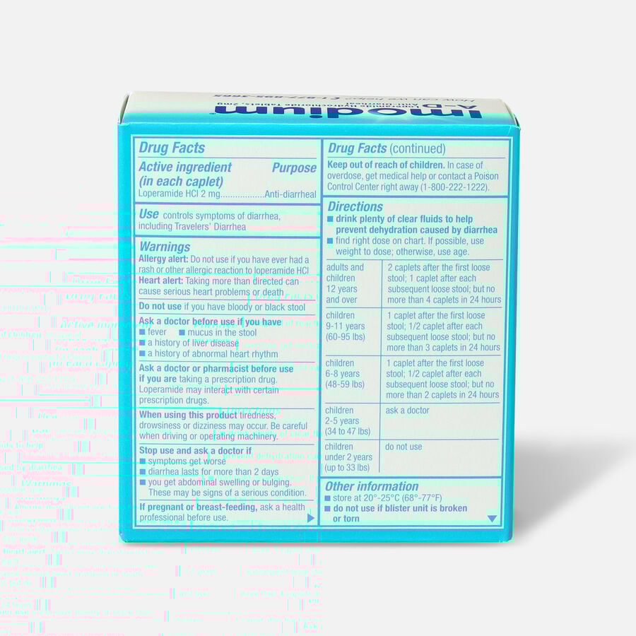 Imodium A-D Anti-Diarrheal, Caplet 24 ct., , large image number 1