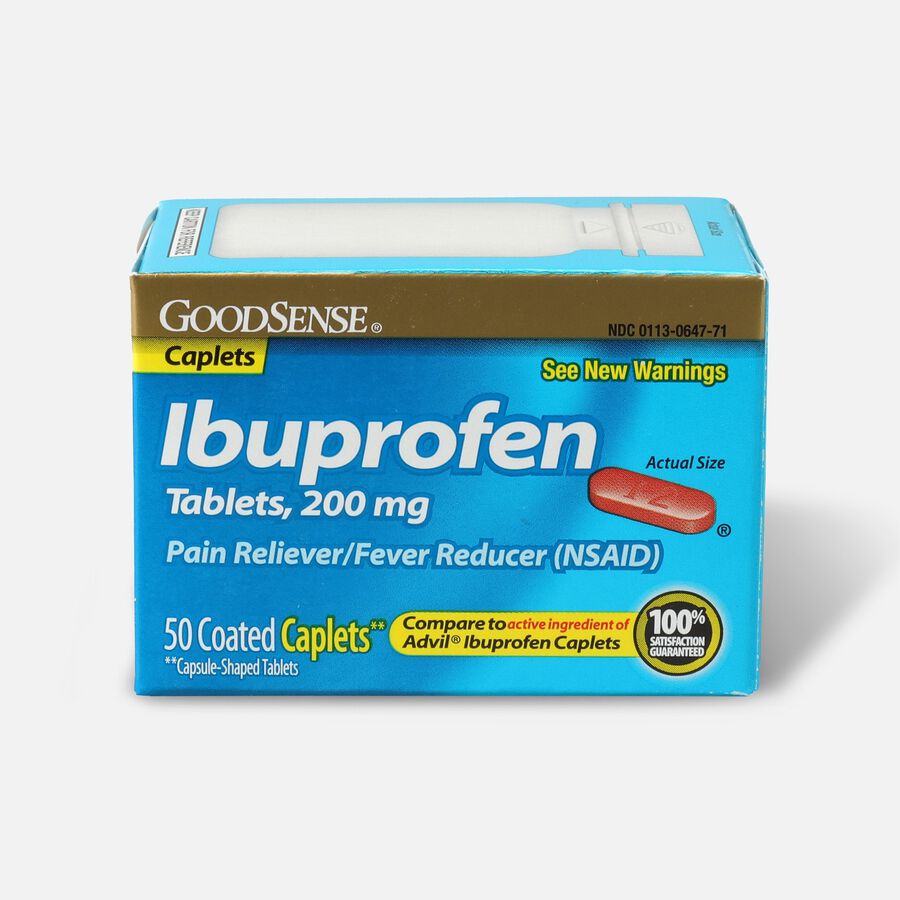 GoodSense&reg; Ibuprofen Coated Tablets 200 mg, Pain Reliever & Fever Reducer, , large image number 7