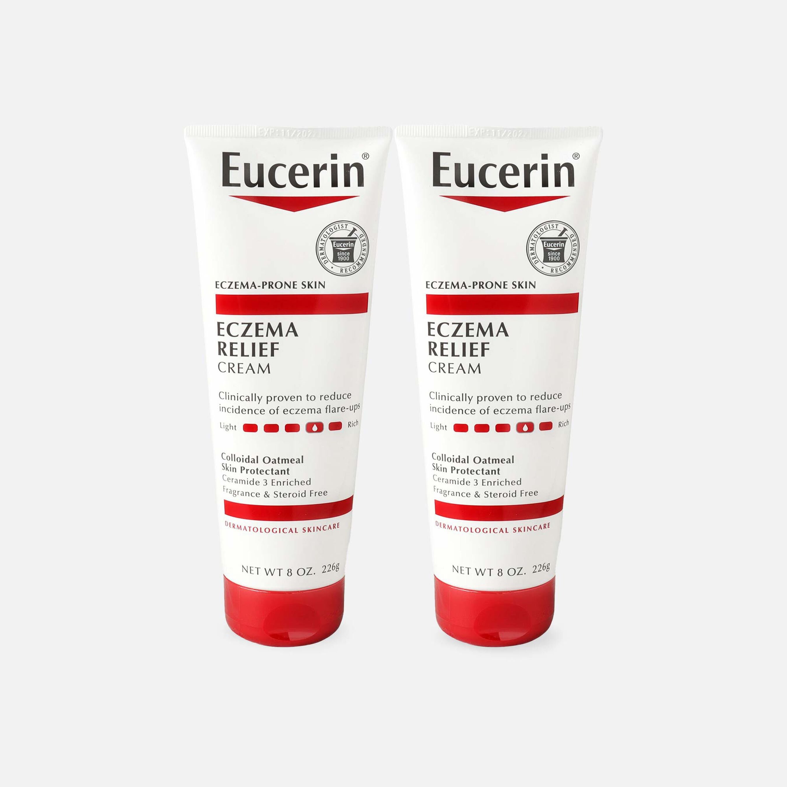 FSA Eligible Eucerin Eczema Relief Body Cream, 8 oz. (2Pack) FSA Store