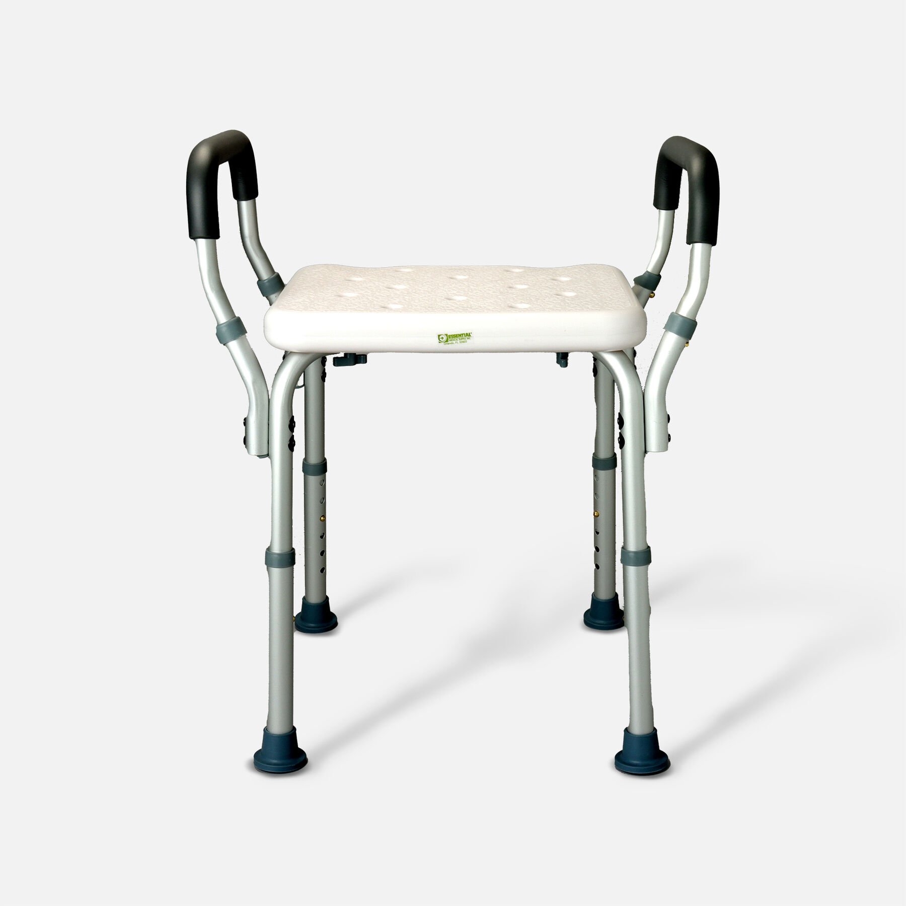 FSA Eligible Essential Medical Deluxe Molded Shower Bench with Arms