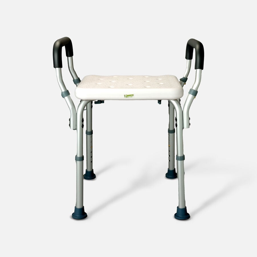 Essential Medical Deluxe Molded Shower Bench with Arms, , large image number 0