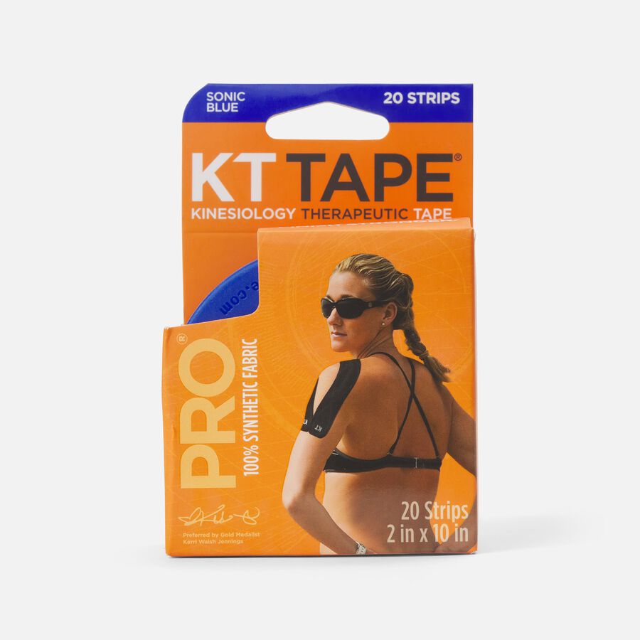 KT Tape Pro Synthetic Tape - Sonic Blue, 20 ct., , large image number 0