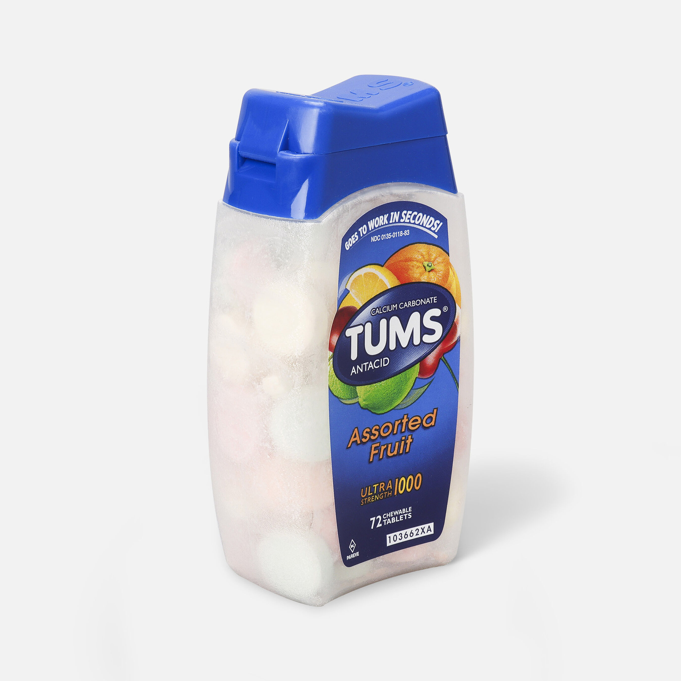 FSA Eligible TUMS Ultra Strength Assorted Fruit Antacid Chewable