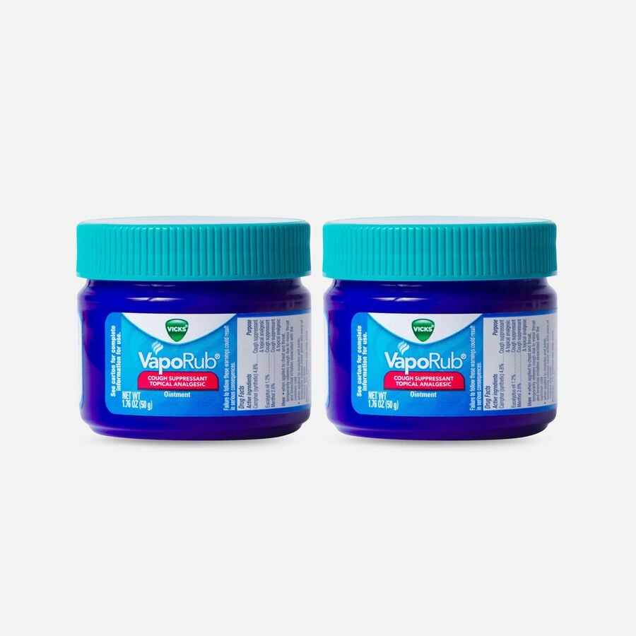 Vicks Original VapoRub, 1.76 oz. (2-Pack), , large image number 0