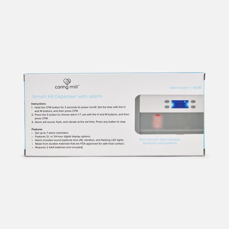 Caring Mill™ Smart Pill Dispenser with Alarm, , large image number 3