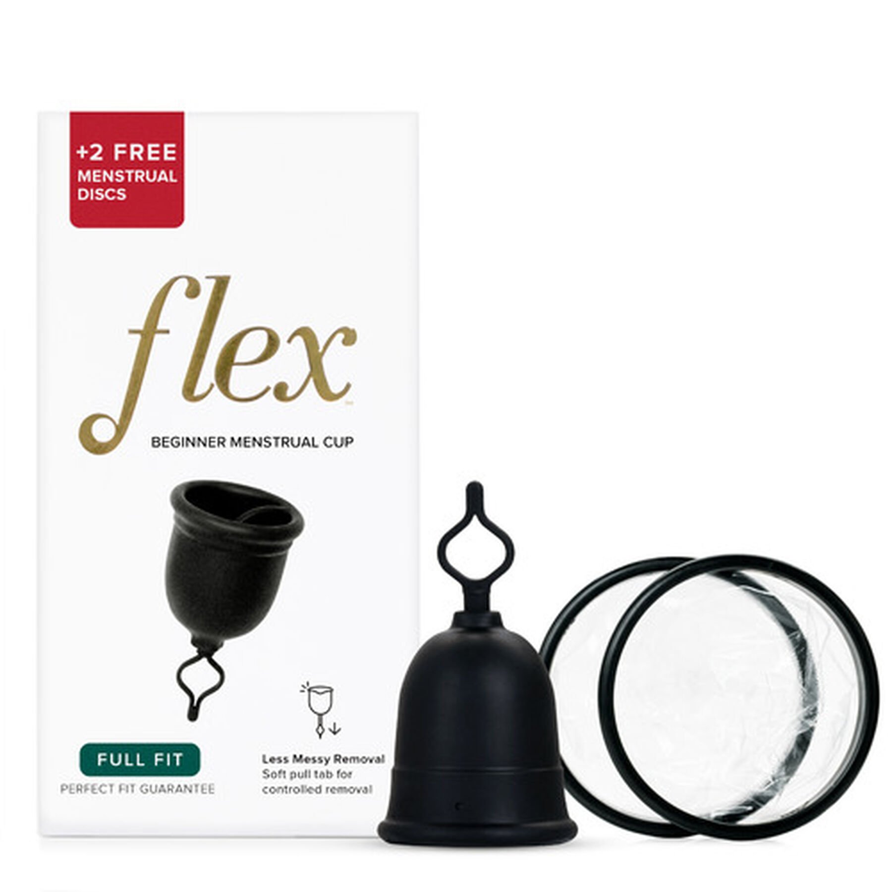 FSA Eligible FLEX Menstrual Cup (includes 2 FREE Menstrual Discs) FSA