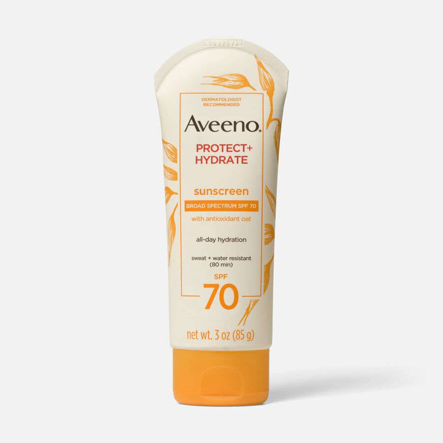 Aveeno Active Naturals Protect + Hydrate Sunscreen SPF 70 Lotion, 3 oz