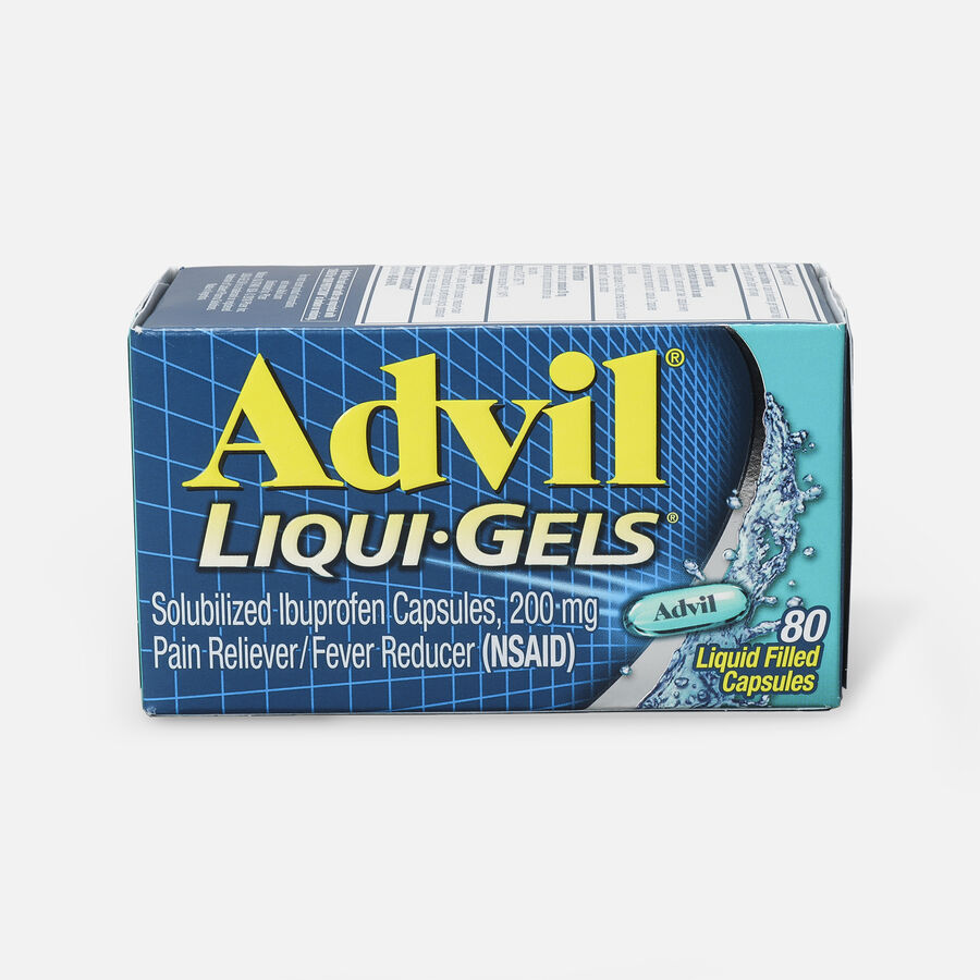 Advil Pain Reliever and Fever Reducer Liqui-Gels, 200 mg, , large image number 3