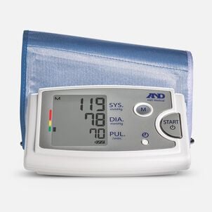 A&D Medical Blood Pressure Monitor with Extra-large Cuff and AC Adapter